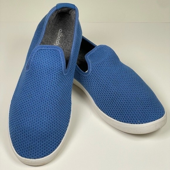 Allbirds Tree Loungers Slip On Shoes Kauri Cobalt (White Sole) Women's Size W10 - Picture 2 of 8